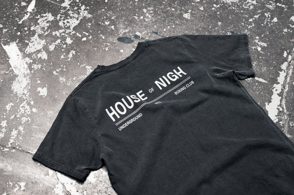 House of Nigh black enzyme washed tee shirt