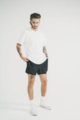 House of Nigh heavyweight white short sleeve t shirt that's made with cotton in North America for a luxury sportswear fit